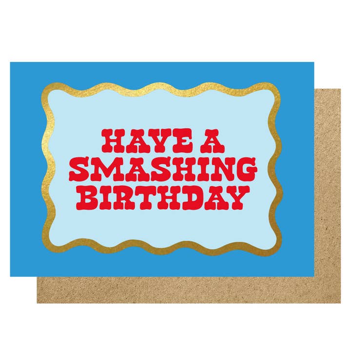 Have a smashing birthday card for wholesale by Lucky Ink