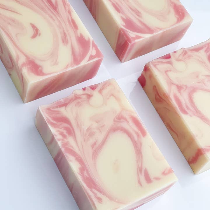 AM & Co. - Wholesale Bar Soap - Pretty in Pink Tallow Soap White Label