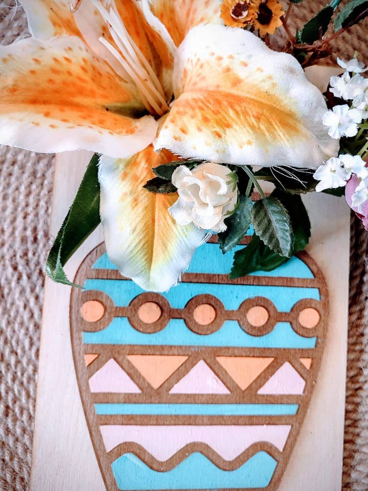 Wooden Vase for Kids - DIY for wholesale by Hippie Girl Collection