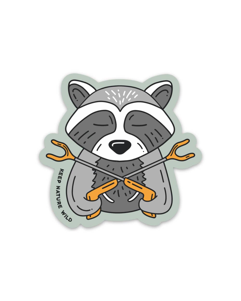 Keep Nature Wild – Großhandel Aufkleber – Trash Panda | Aufkleber