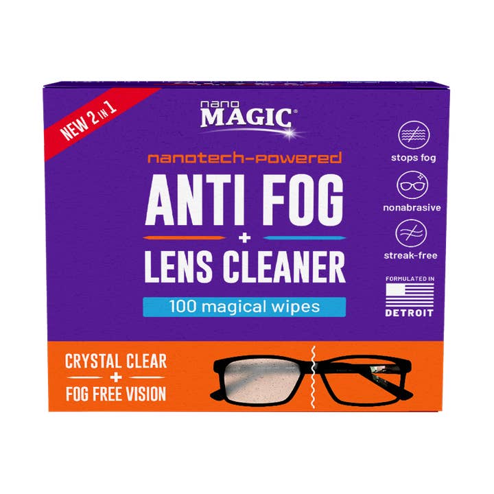 Nano Magic 2in1 Anti tåge+objektivrenser 100 pakkeservietter for engroshandel hos Nano Magic
