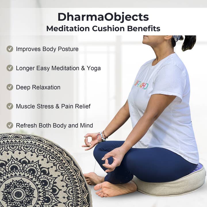Lungta Imports - Wholesale Floor Pillow - Tibetan Meditation Cushion Pillow Zen Zafu
