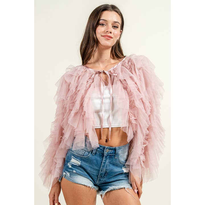 CG60052Y_TULLE JACKET and other Purchase Wholesale tulle bomboniere. Free Returns & Net 60 Terms on Faire trending on Faire.