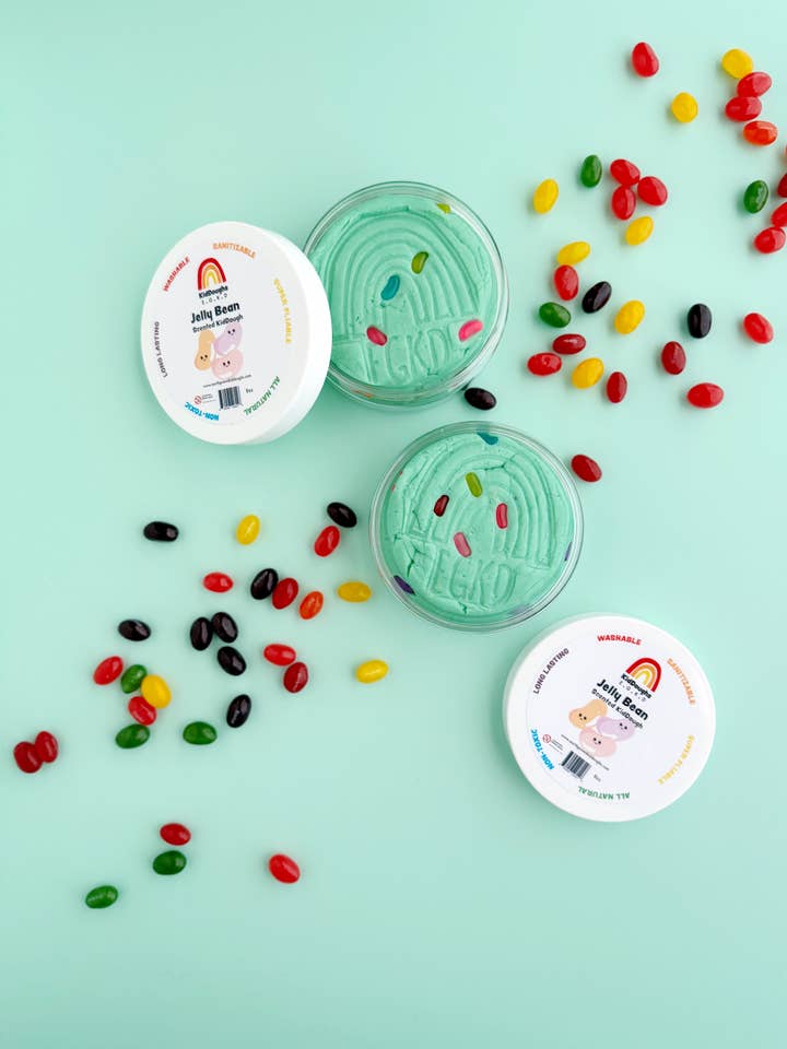 Jelly Bean 4 Oz KidDough for wholesale by Earth Grown KidDoughs (KidDoughs by EGKD)