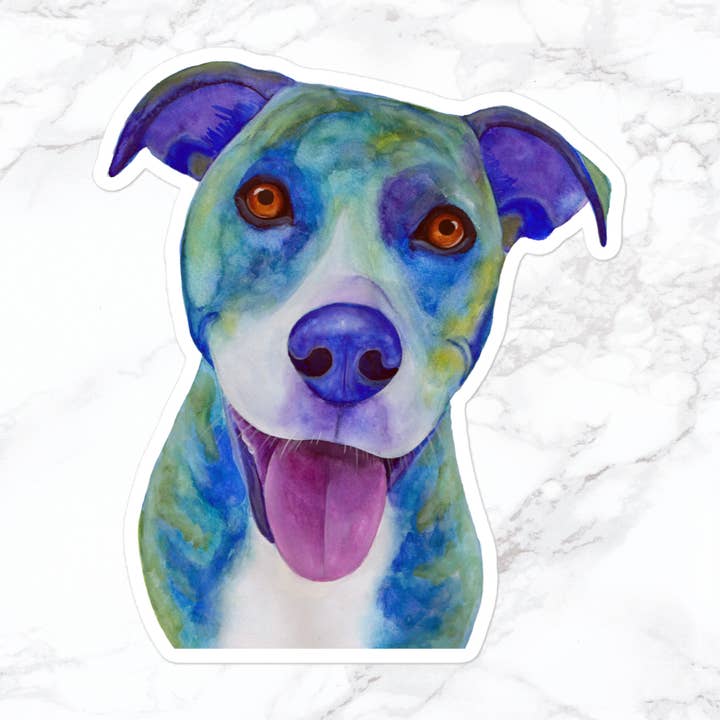 Autocollant pour chien pour la vente par Alasse