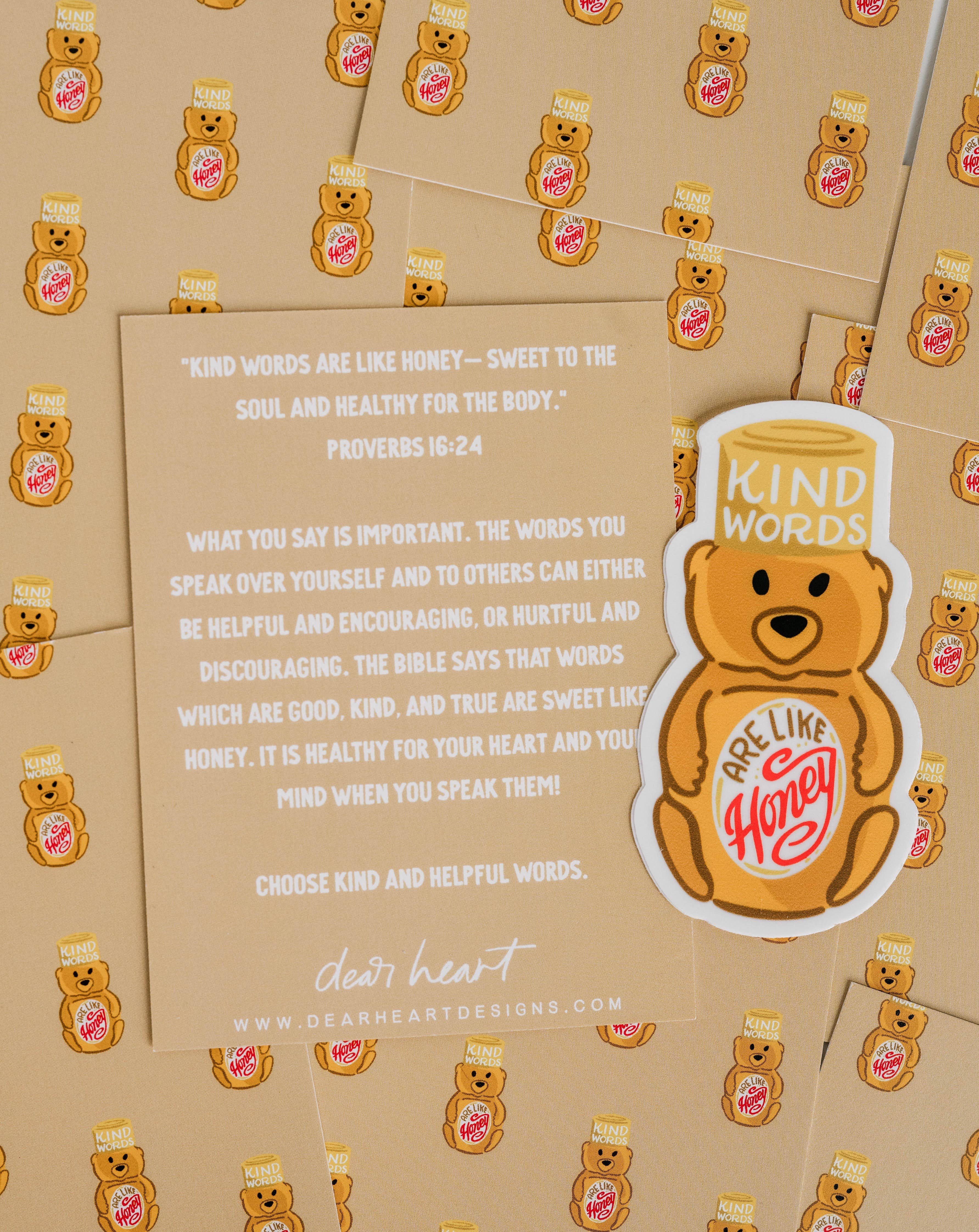 Dear Heart - Vente Autocollant - Autocollant Kind Words I Christian Sticker I Gift 4