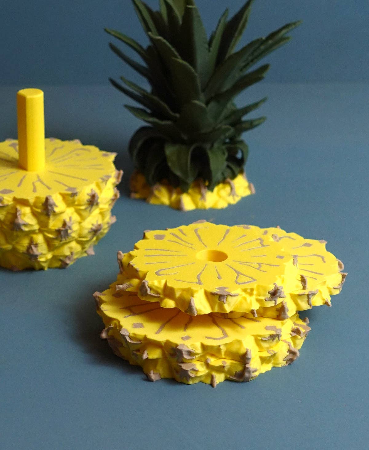 Roomberry - Wholesale Coasters - Pineapple Coaster – Tropical Design with 9 Coasters for Stylish Protection on Your Table1