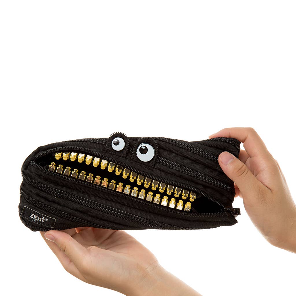 ZIPIT - Wholesale Pencil Case/Pouch - ZIPIT Grillz Monster Pencil Case, Black5