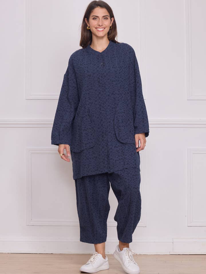 BELLA BLUE - Wholesale Button Down Shirt - Women's - A123-V132 - Chemise4