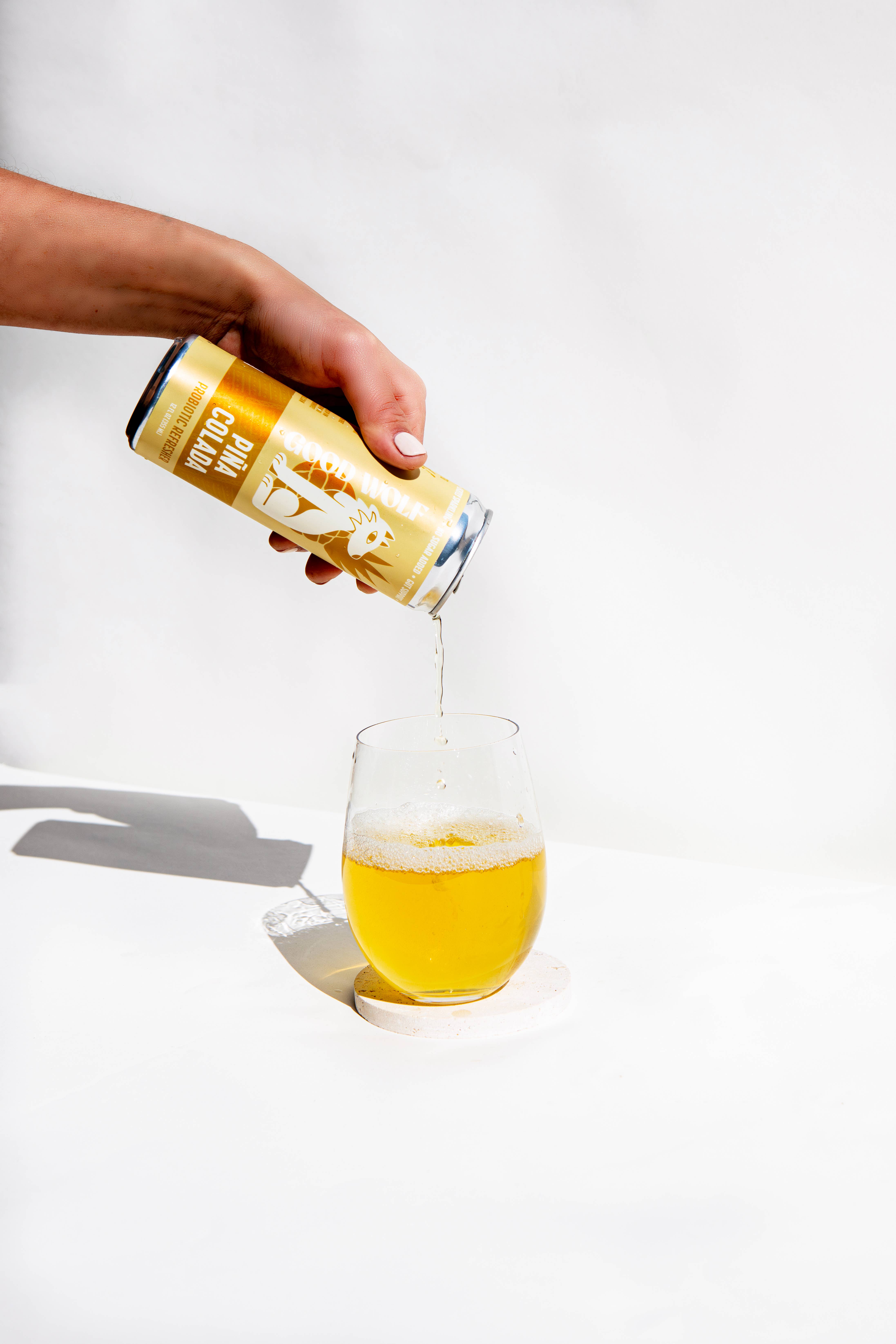 Good Wolf Beverages - Wholesale Soda/Carbonated Drink - Piña Colada Probiotic Soda - No Added Sugar; Hand-Crafted2