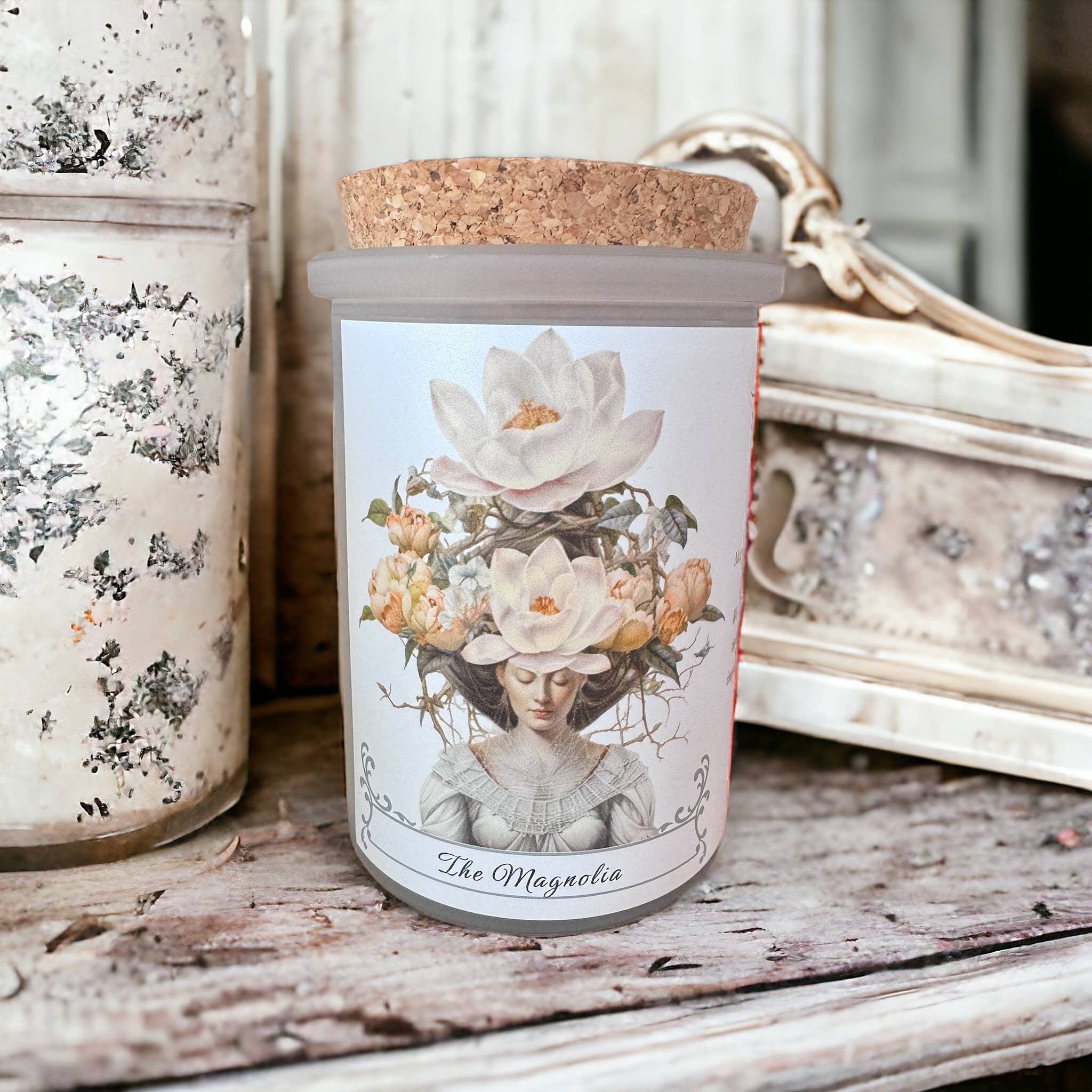 Montana Farmacy - Vente Bougie en bocal - Bougie Flower Power © - Fleurs de magnolia botaniques vintage 5