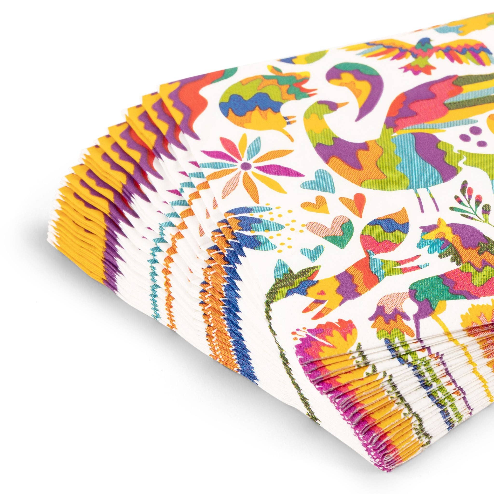 Fabuplates - Wholesale Disposable Plate - Joyful Otomi Plates + Napkins | Curated Bundle Option6