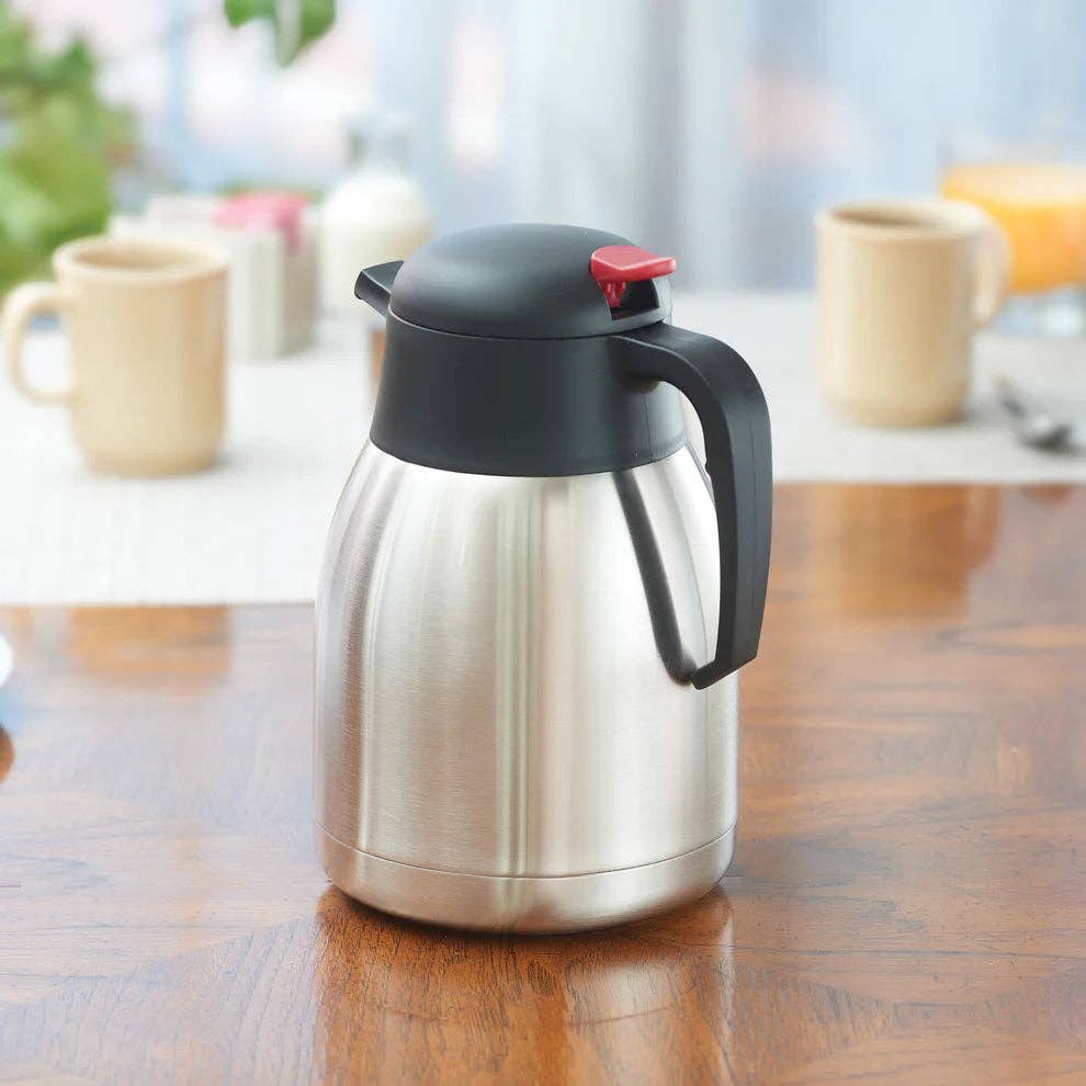 EcoQuality - Wholesale Carafe - CF-1.2 to CF-2.0, 1.2L-2L SS Lined Insulated Push Button Carafe3