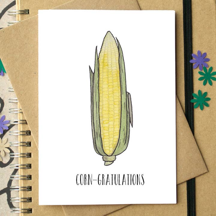 Funny Congratulations Card for wholesale by Becka Griffin Illustration