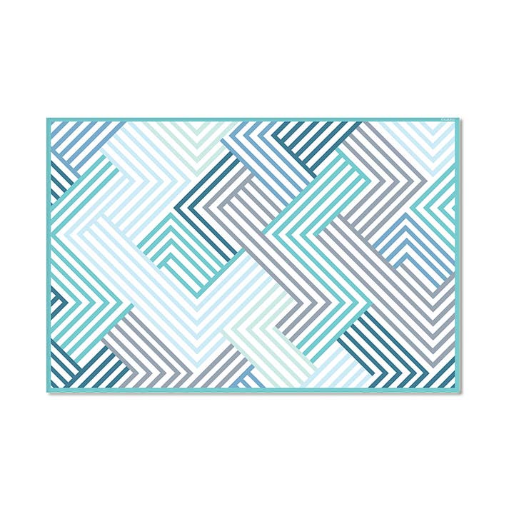 Vinyl Mat Maze Turquoise for wholesale by minimoi