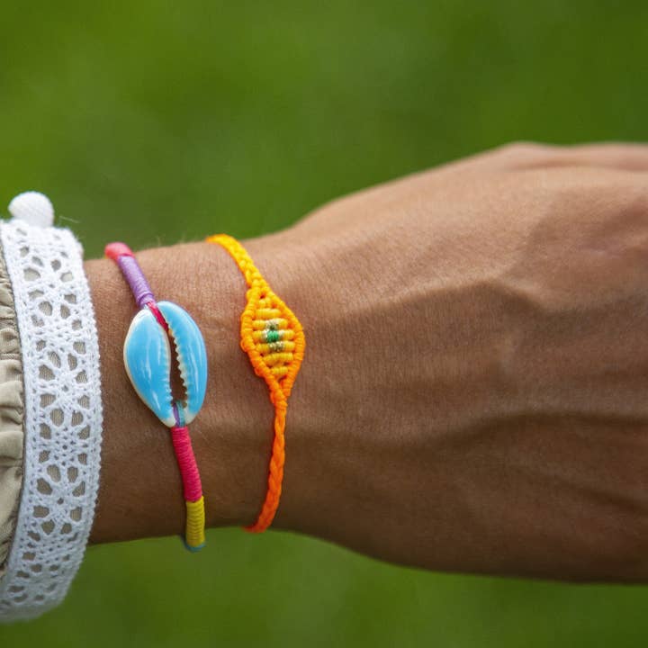 OIYA - Wholesale Woven/Braided Bracelet - Small Evil Eye Bracelet