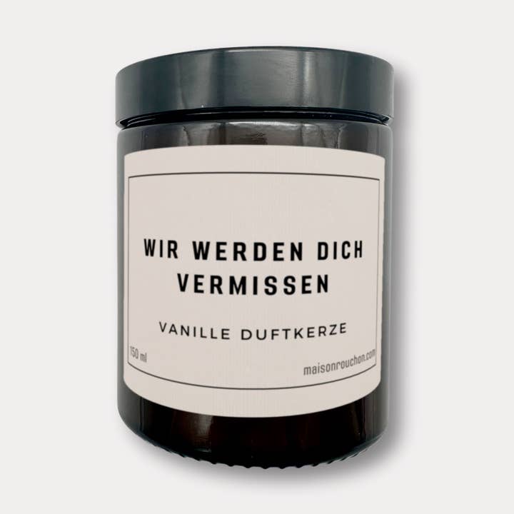 Vi kommer att sakna dig - doftljus för wholesale av Maison Rouchon