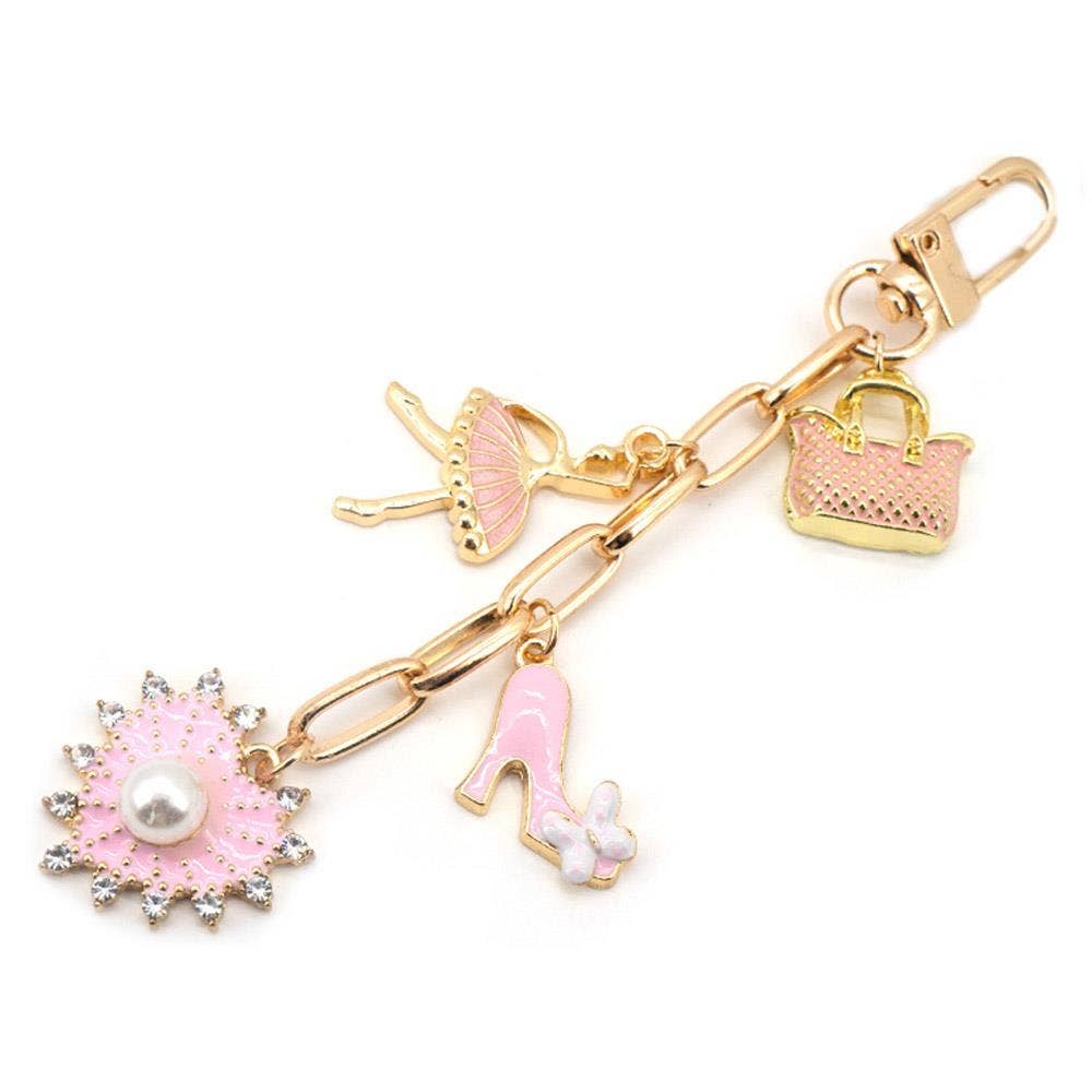 Gd BALLERINA PEARL PUMP HANDBAG STARBURST KEYCHAIN 5 for wholesale on Faire0