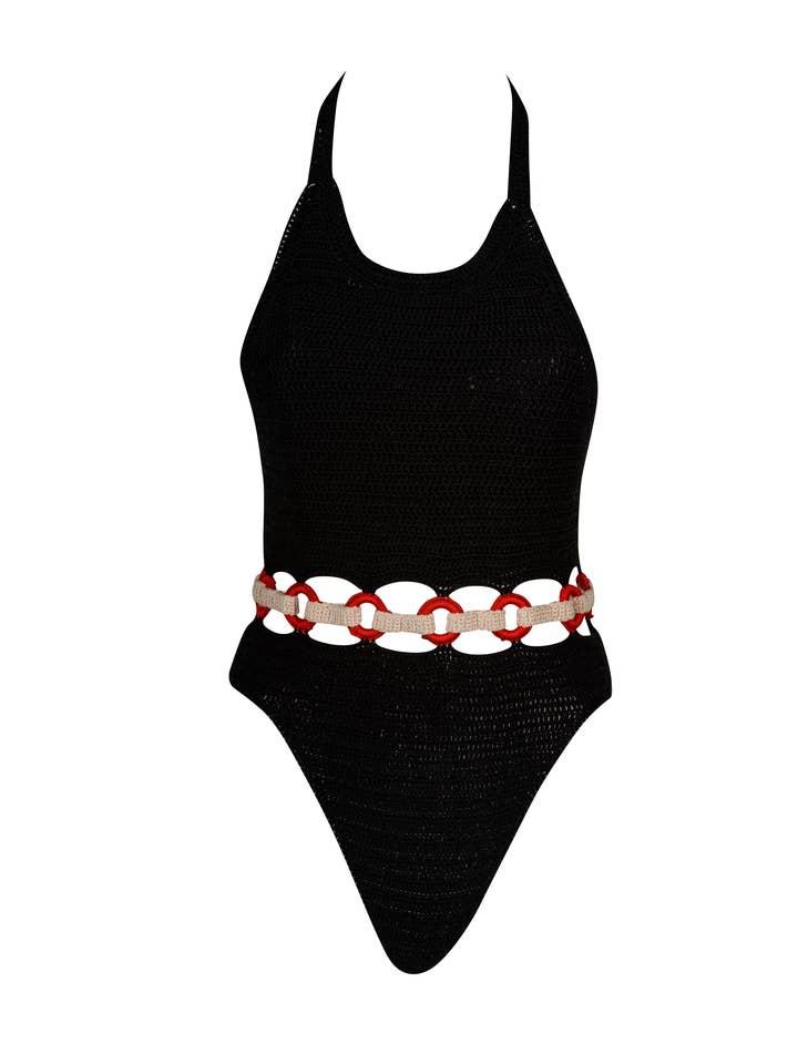 Amini Baddräkt Svart för wholesale av PIPIKINI Beachwear