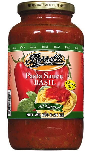 Hudson Meat Company - Wholesale Pasta Sauce - PASTA SAUCE BASIL    -    BORRELLI0