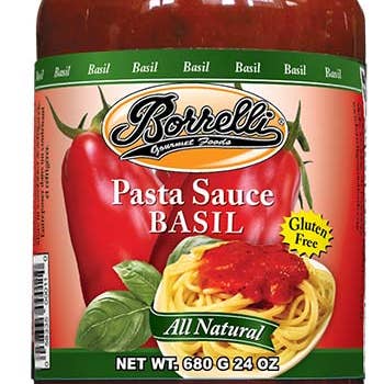 Hudson Meat Company - Wholesale Pasta Sauce - PASTA SAUCE BASIL - BORRELLI