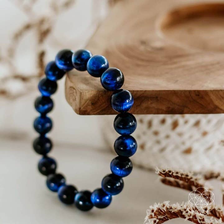 Blue Tiger’s Eye Bracelet for wholesale by Conscious Items