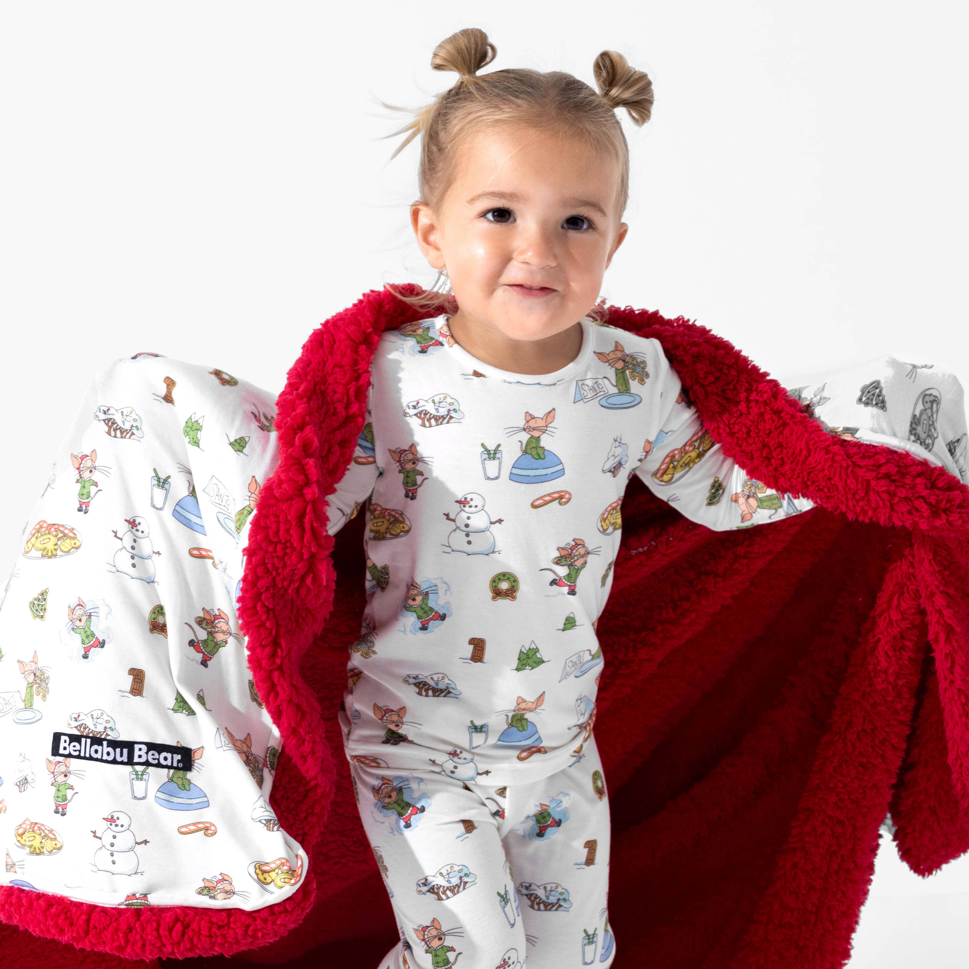 Bellabu Bear - Wholesale Bedding Blanket - Kids & Baby - If You Give A Mouse A Cookie Christmas Bamboo Blanket11