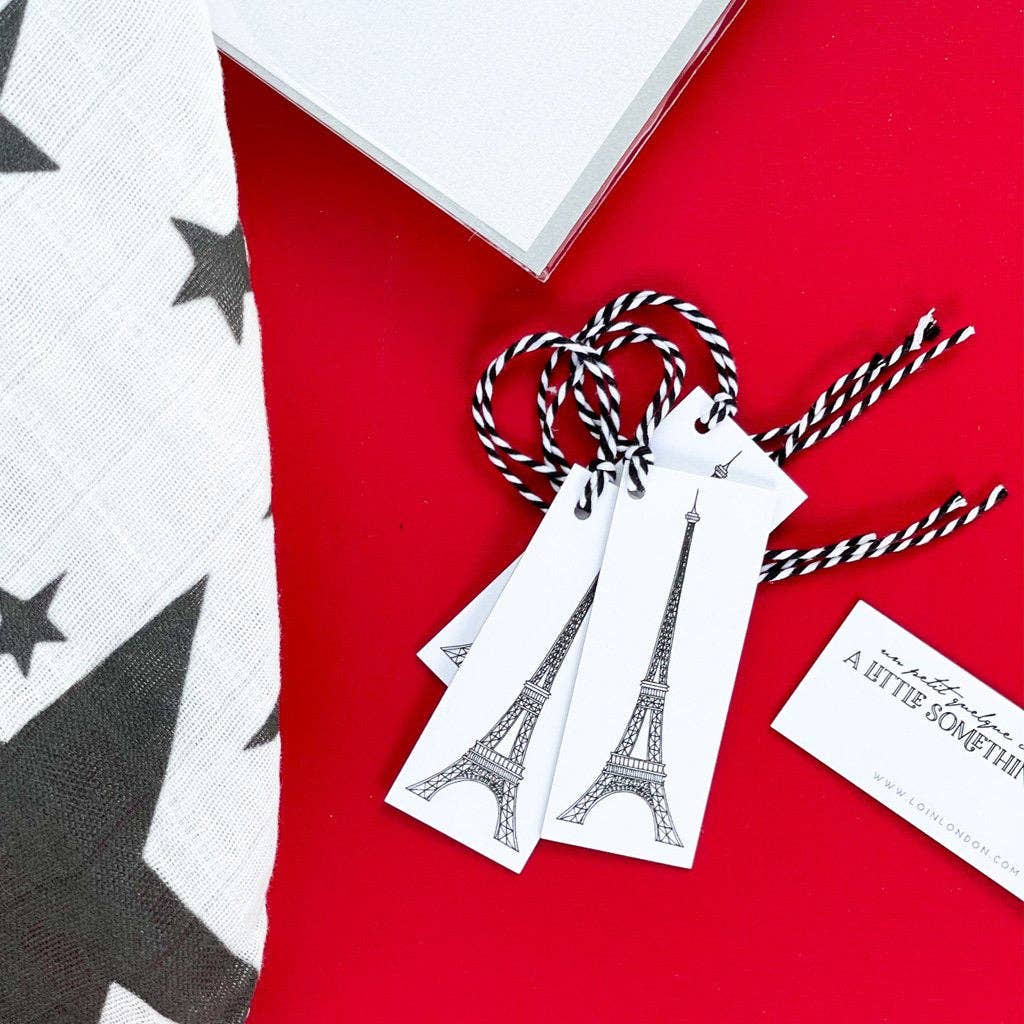 LO in LONDON® - Wholesale Gift Tag - "EIFFEL TOWER" GIFT TAGS2