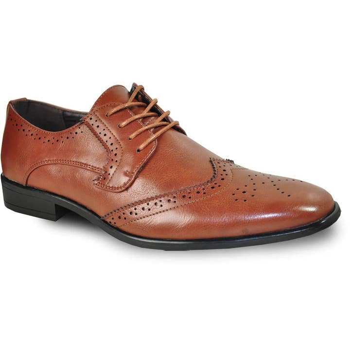 Tux-USA® - Venta al por mayor Zapatos Óxford - Hombre - Zapatos de vestir BRAVO para hombre KING-2 Wingtip Oxford2