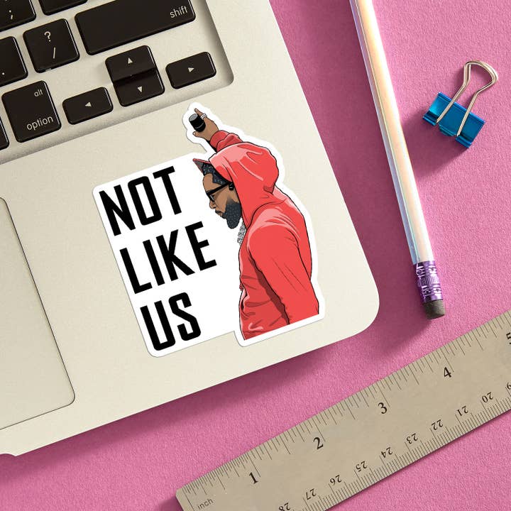 THE FOUND – Adesivo por atacado – Adesivo Recortado Kendrick Not Like Us1