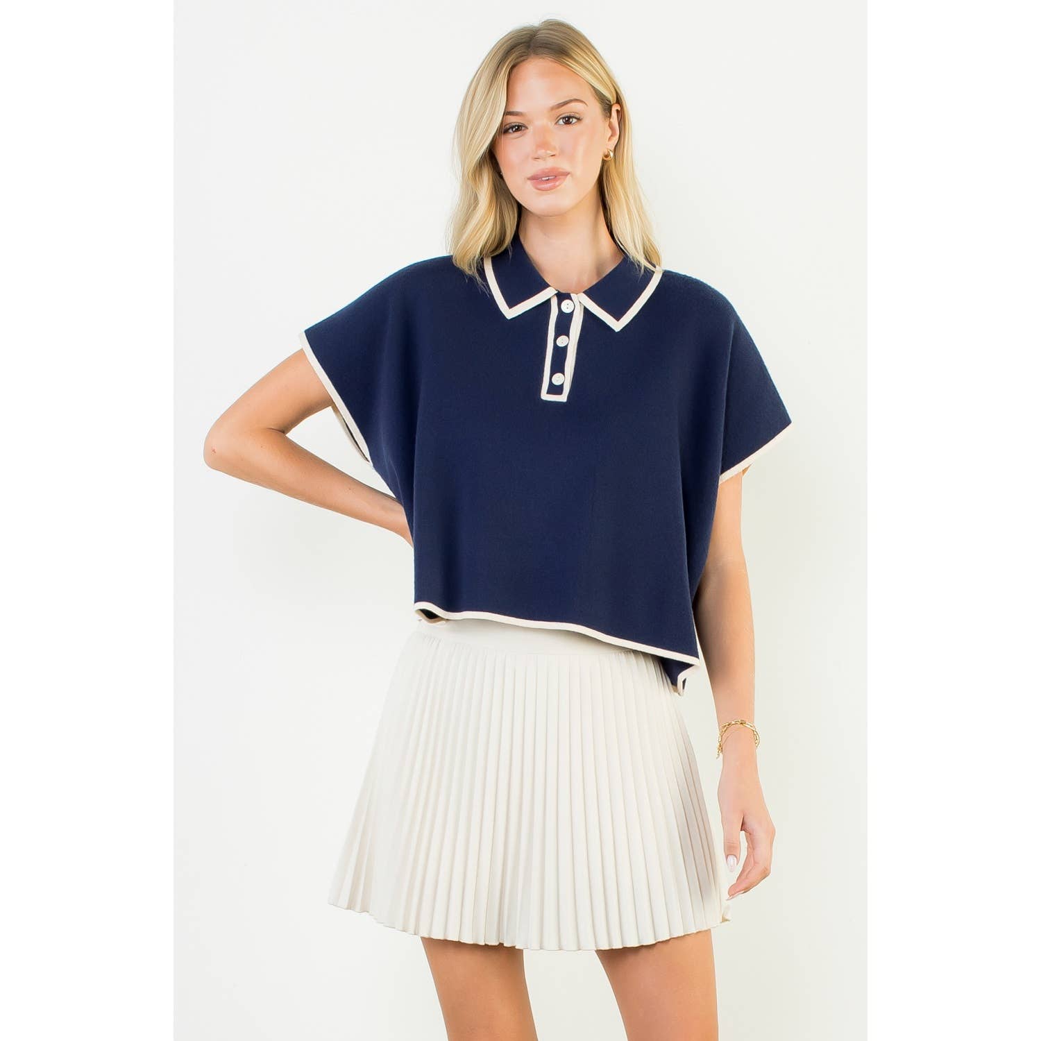 THML - Wholesale T-Shirt - Women's - Short Sleeve Collared Top7