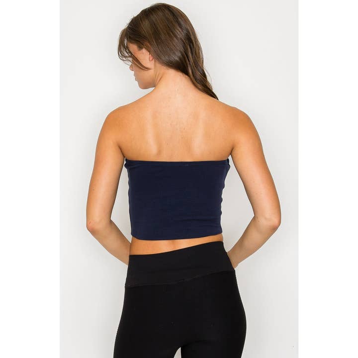UP CLOTHING - Wholesale Tank Top - Women's - Double Layered Cropped Tube Top2