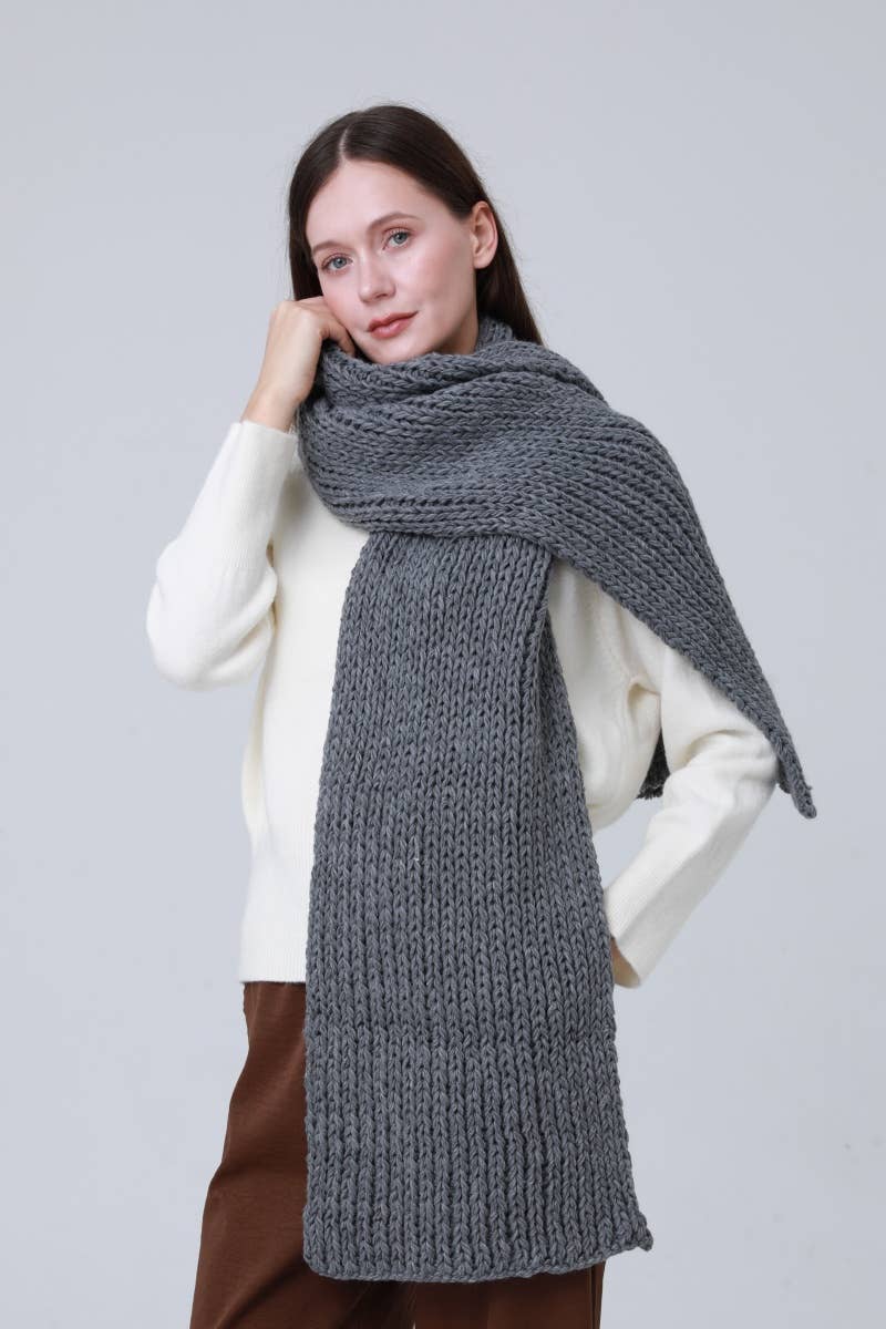 Leto Accessories - Wholesale Scarf - Women's - Winter Scarf  Chunky Knit - Warm and Cozy  7