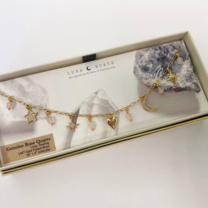 Luna Norte - Wholesale Pendant/Charm Necklace - Celestial Keepsake Charm Necklace4