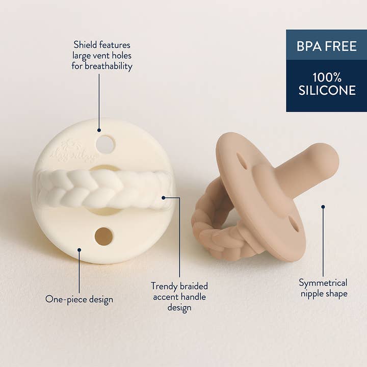 Itzy Ritzy - Wholesale Pacifier - Baby - *NEW SIZE* Sweetie Soother™ Pacifier Sets (2-pack)40