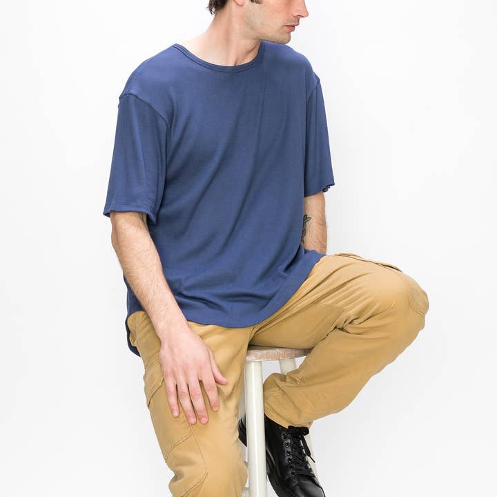 BABY THERMAL CREW SHORT SLEEVE CURVED HEM for wholesale by Coin 1804