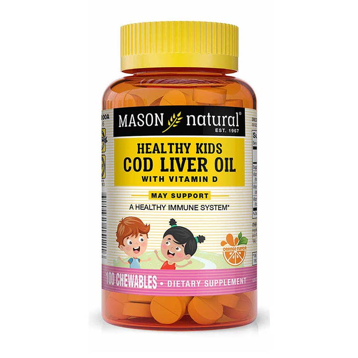 Mason Natural - Wholesale Oral Supplement/Vitamin - Healthy Kids Cod Liver Oil With Vitamin A