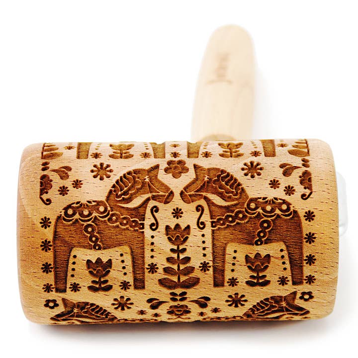 Folkroll – Großhandel Nudelhölzer – Folkroll Schwedisches Mini-Prägeholz