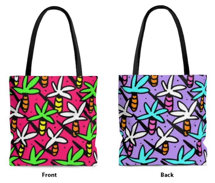 Graham Sale - Wholesale Tote Bag - Women's - Palm Trees. Summer Fun Wholesale Tote Bags1