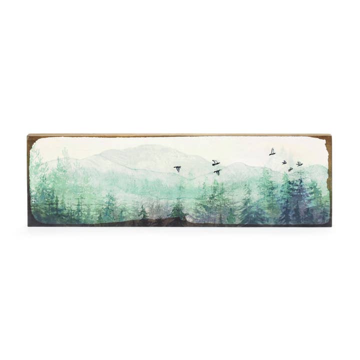 Forest Birds - Timber Wall Art for wholesale by Cedar Mountain Studios