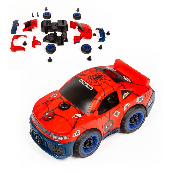 World Tech Toys - Wholesale Toy Set - Kids - SpiderMan Tool Bench Playset with Take Apart Car (84 Pieces)2