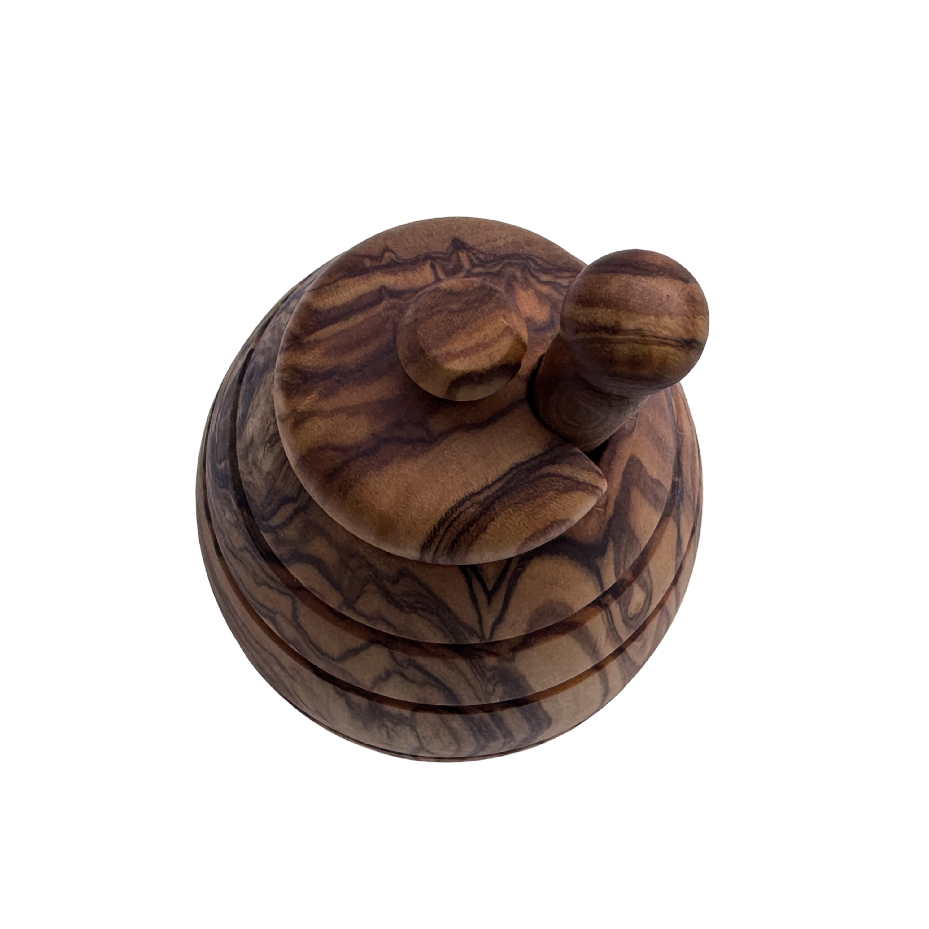 medina mood – wholesale Honungskruka – Mini honungsburk med honungssked i olivträ3