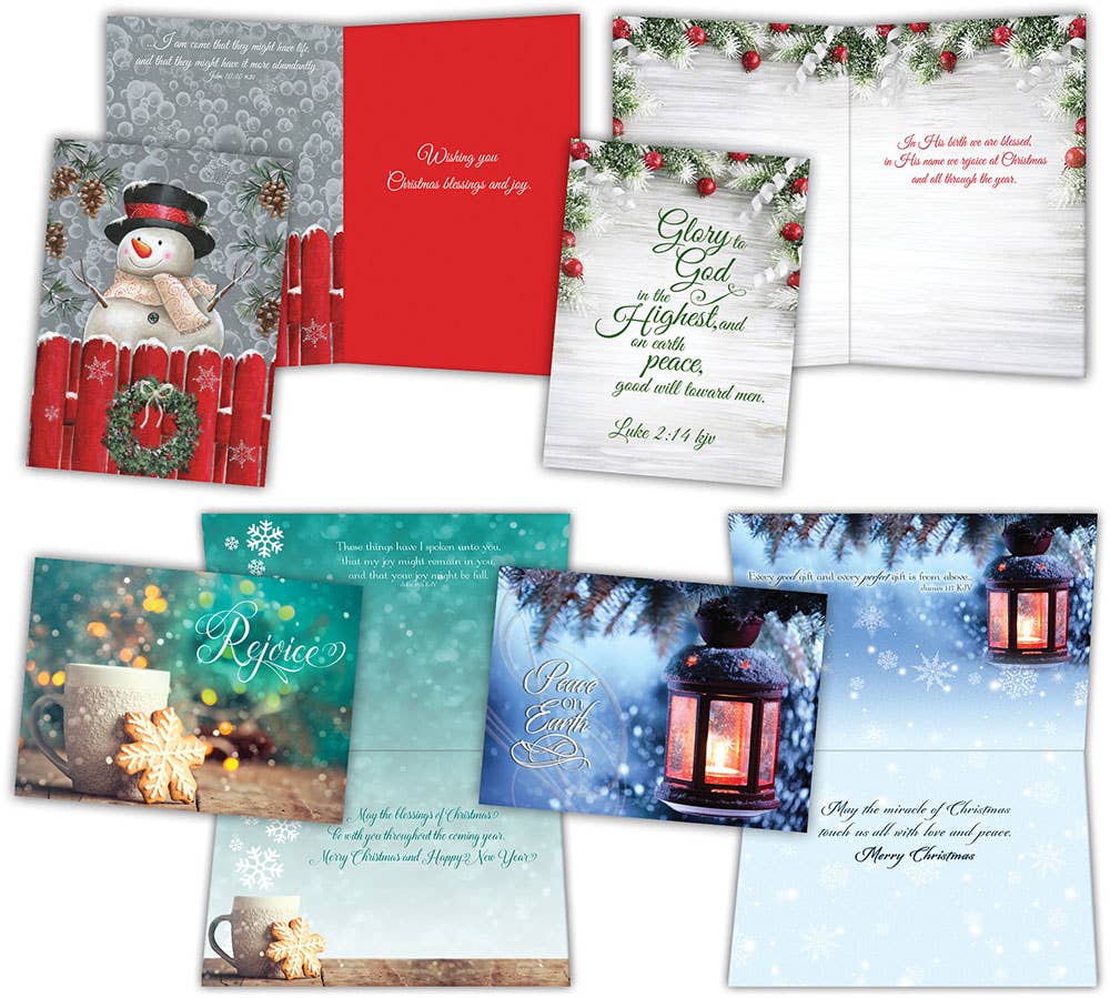 Crown Point Graphics - Wholesale Christmas Card - Glory to God - Large Christmas Card Boxed Assortment1