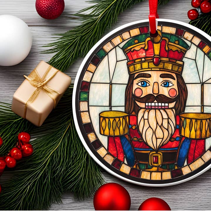 Ceramic Christmas Tree Ornament for wholesale by Stencil Art Canada