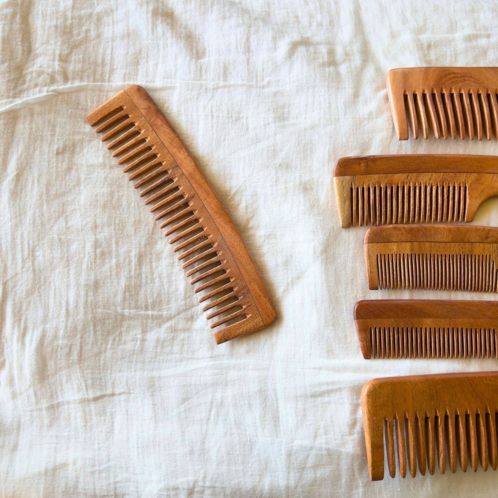 Indika - Wholesale Hair Brush/Comb - Neem Combs3