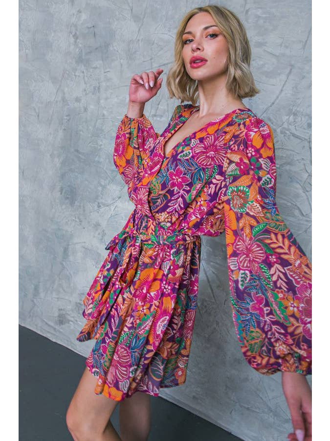 PLUM A printed woven mini dress - ID20404 for wholesale on Faire