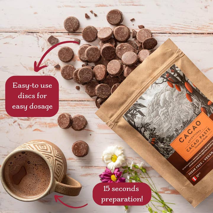 Cacao Adventures - Wholesale Baking Chocolate - High Amazon Basin Ceremonial-Grade Cacao – Raw Single-Origin7