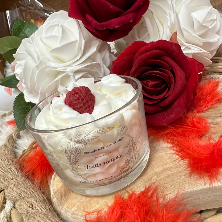 Mes bougies parfumées & cie - Wholesale Jar/Filled Candle - Scented Chantilly Candle2