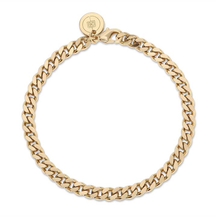 Micro Link Curb Chain Bracelet for wholesale by Eklexic