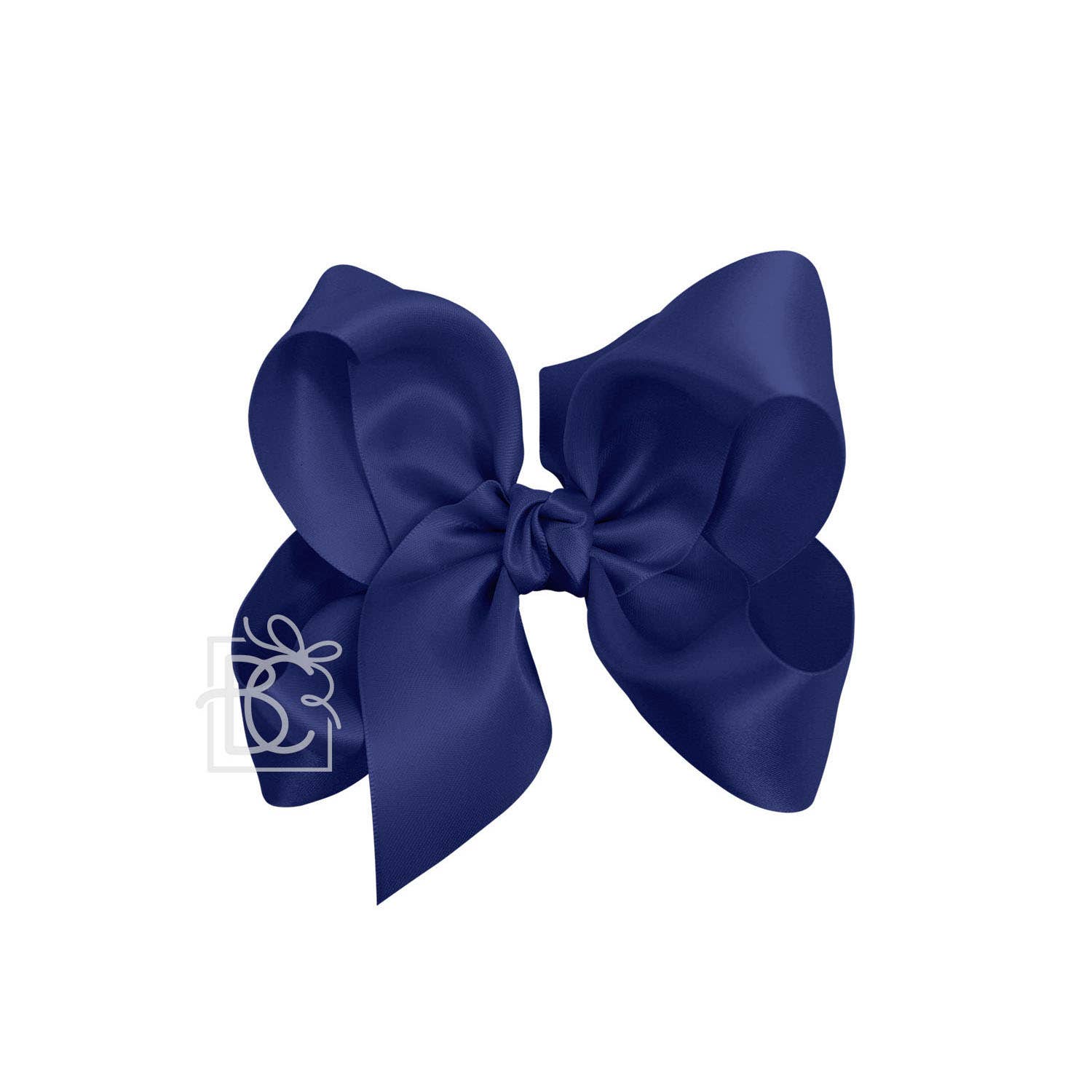 Beyond Creations, LLC - Wholesale Hair Bow - Kids - SATIN BOW ON CLIP115